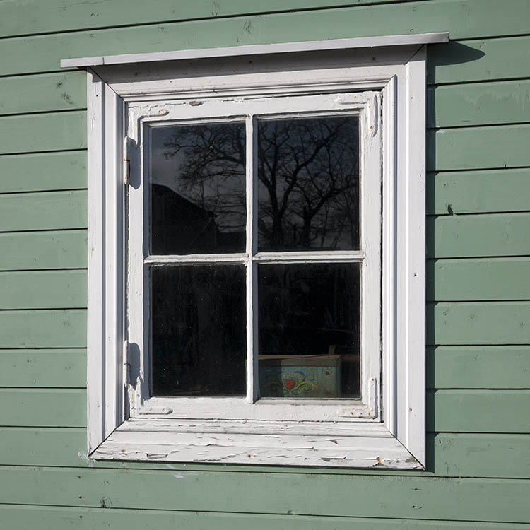 Photo 10007: Worn, white window