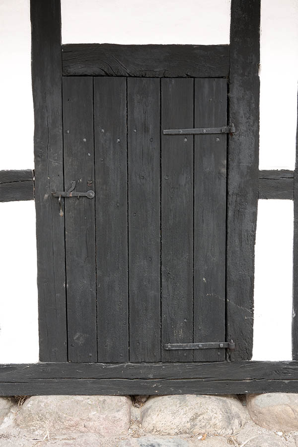 Photo 11208: Black door made of planks