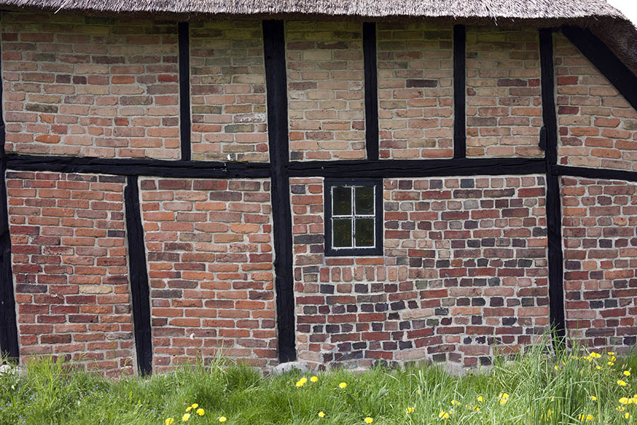 Photo 11230: Facade of black half-timber and red brickwork