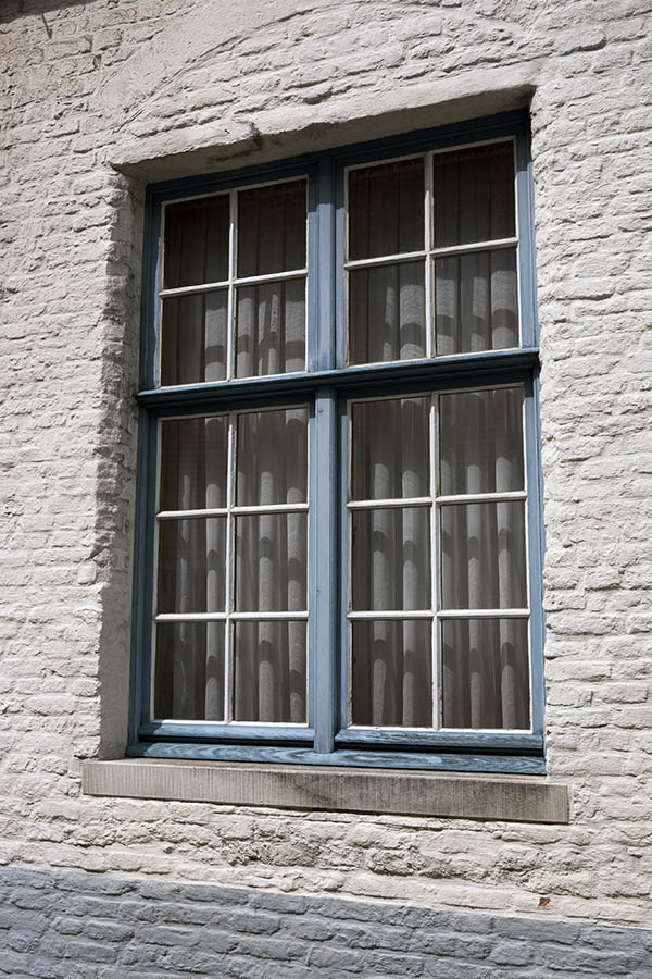 Photo 15770: Light blue and white window with four frames and 20 panes