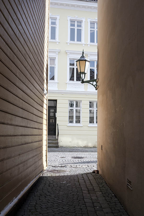Photo 16760: Facade of a yellow house with white windows