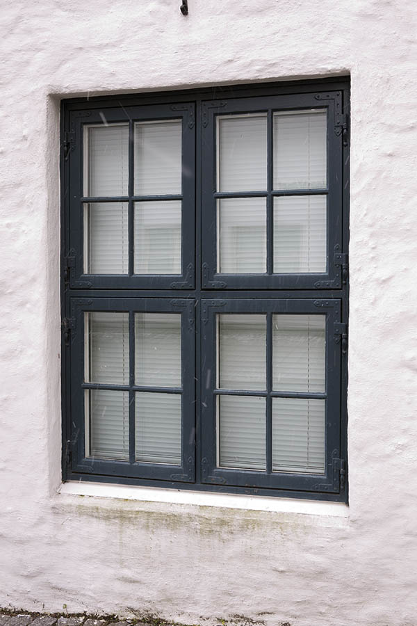 Photo 16783: Green window with four frames and 16 panes