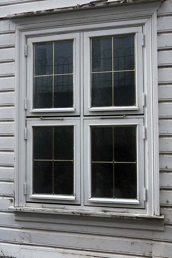 Photo 16835: White window with four frames and 16 fake panes