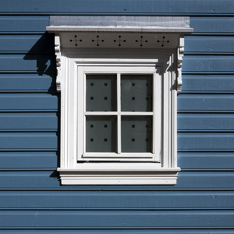 Photo 16875: White window with four panes