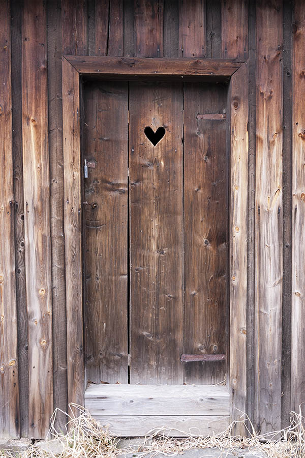 Photo 17519: Oiled door made of boards