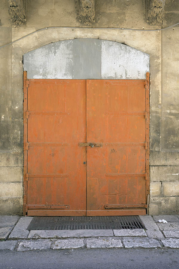 Photo 24107: Light brown gate made of planks