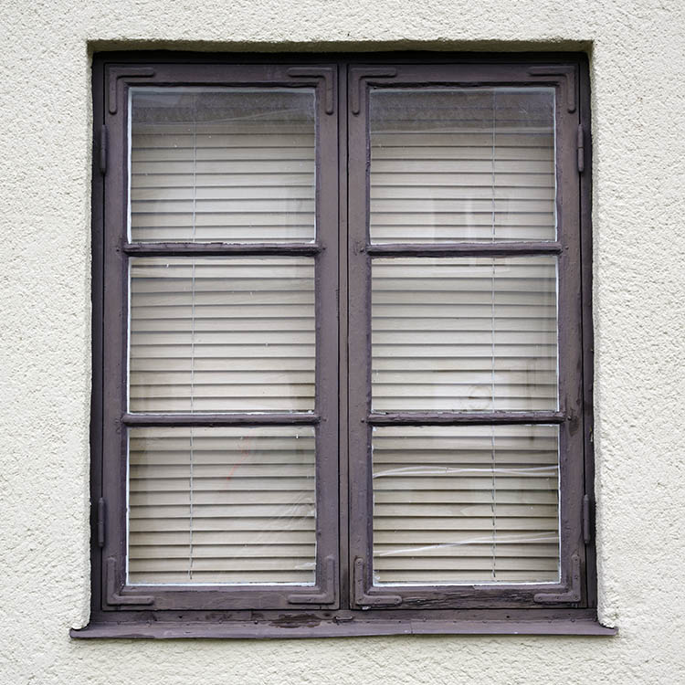 Photo 27064: Brown window with two frames and six panes