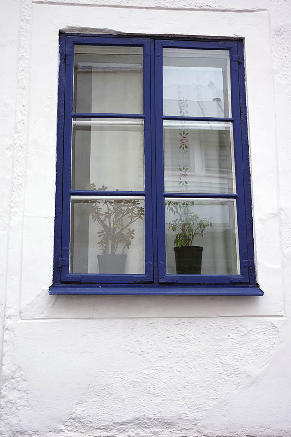 Photo 27228: Blue window with two frames and six panes