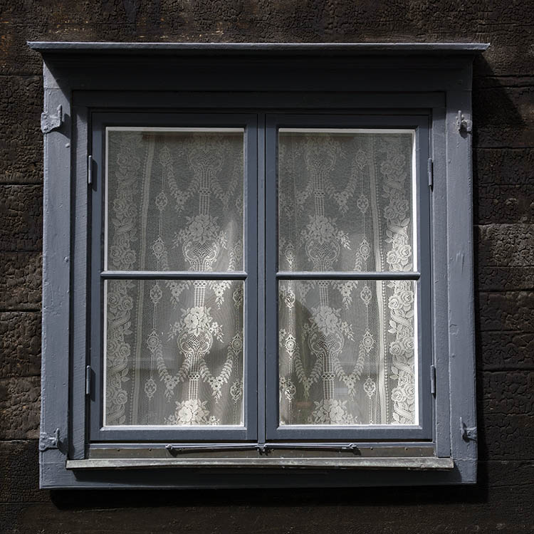 Photo 27262: Grey and light grey window with two frames and four panes