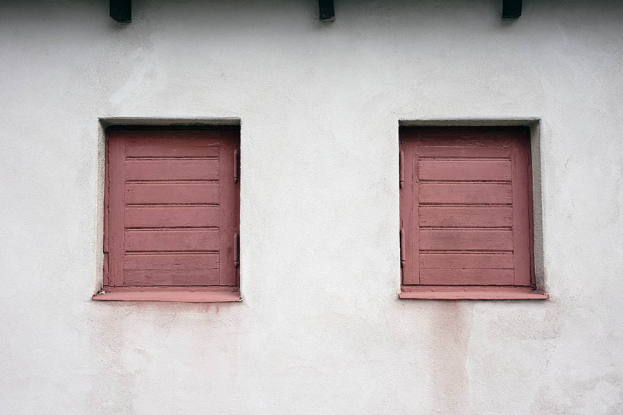 Photo 27305: Two pink trapdoors of boards