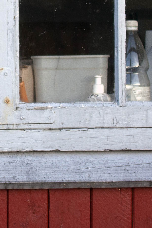 Photo 01096: White window with two frames and 12 panes