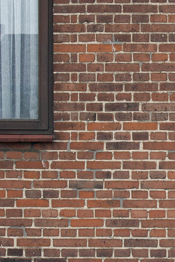 Photo 02120: Two different windows. Black window with one pane and white window with eight frames.