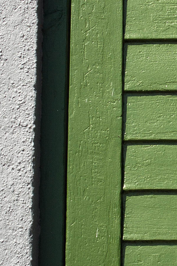 Photo 03704: Green trapdoor with a little door light