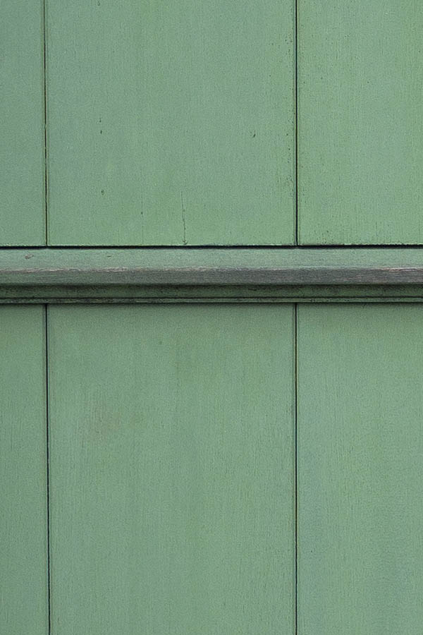 Photo 09910: Formed, green half-door leading to a stable