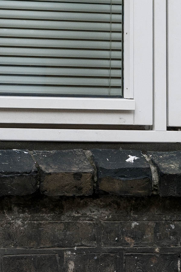 Photo 11022: New, white window in Dannebrog style with four frames and six panes