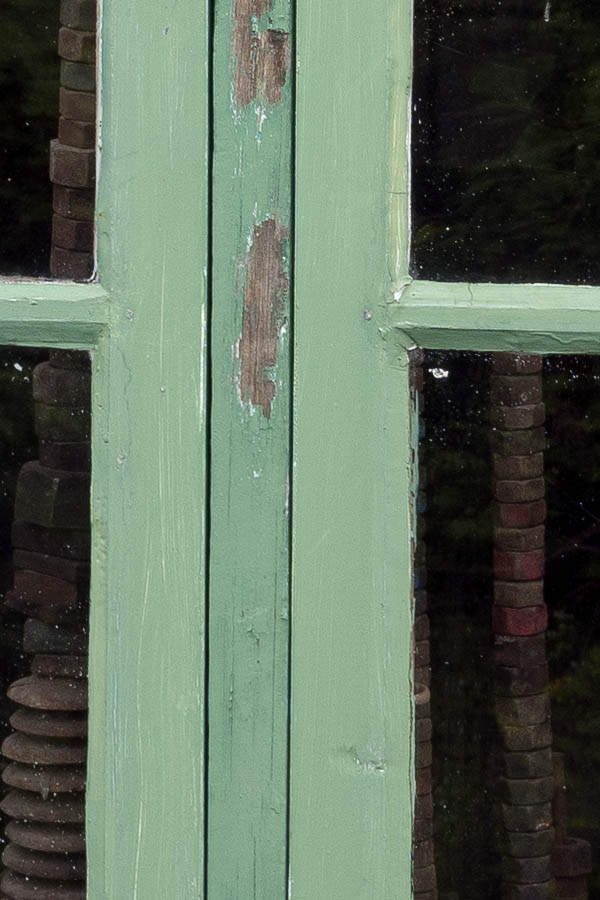 Photo 11141: Green and window in Dannebrog style