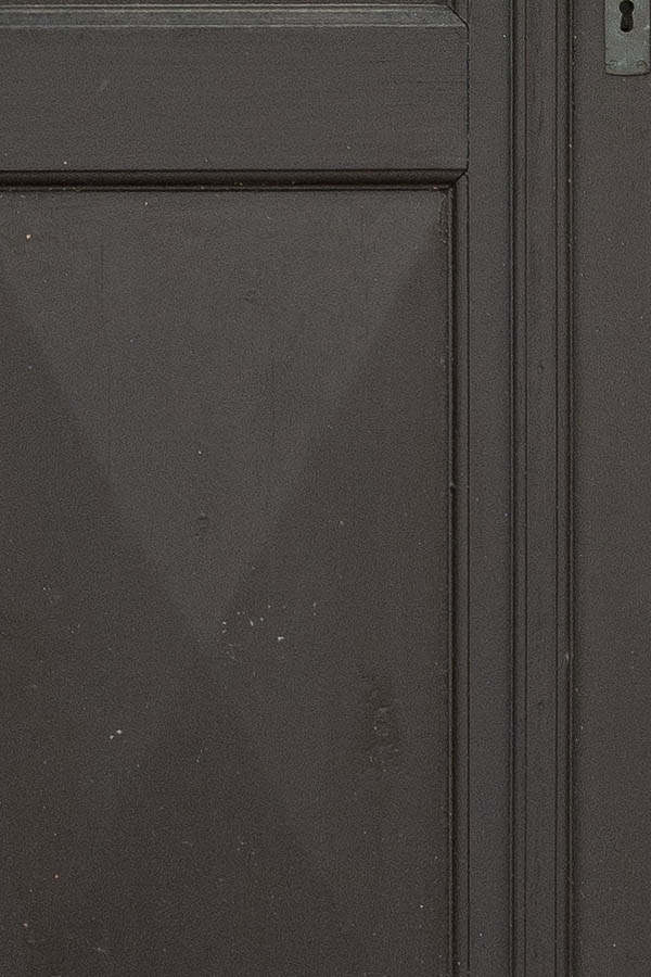 Photo 11204: Panelled, black double door