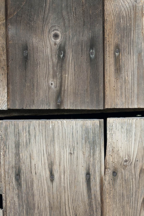 Photo 11331: Unpainted board half-door
