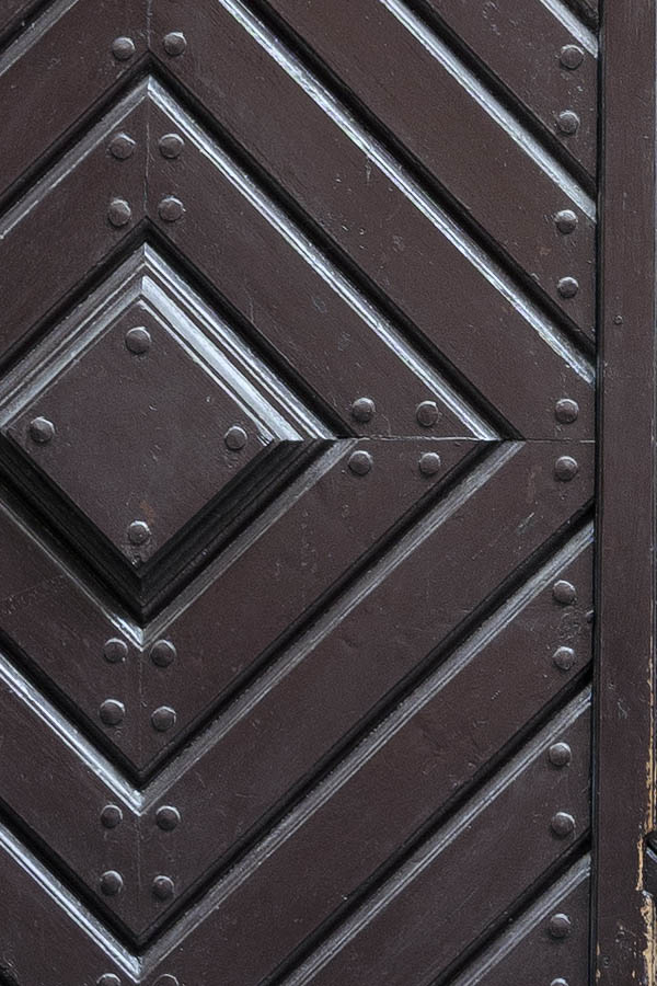 Photo 13487: Brown gate made of planks