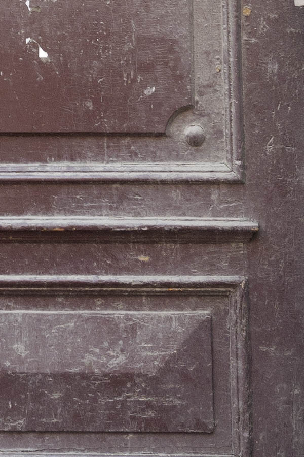 Photo 14195: Panelled, brown gate with fan light