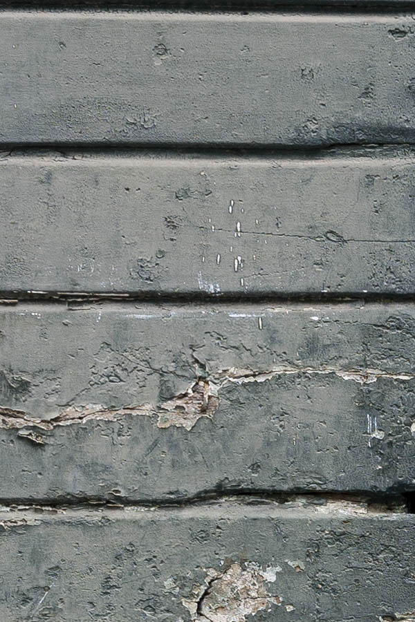 Photo 15138: Teal double door made of planks
