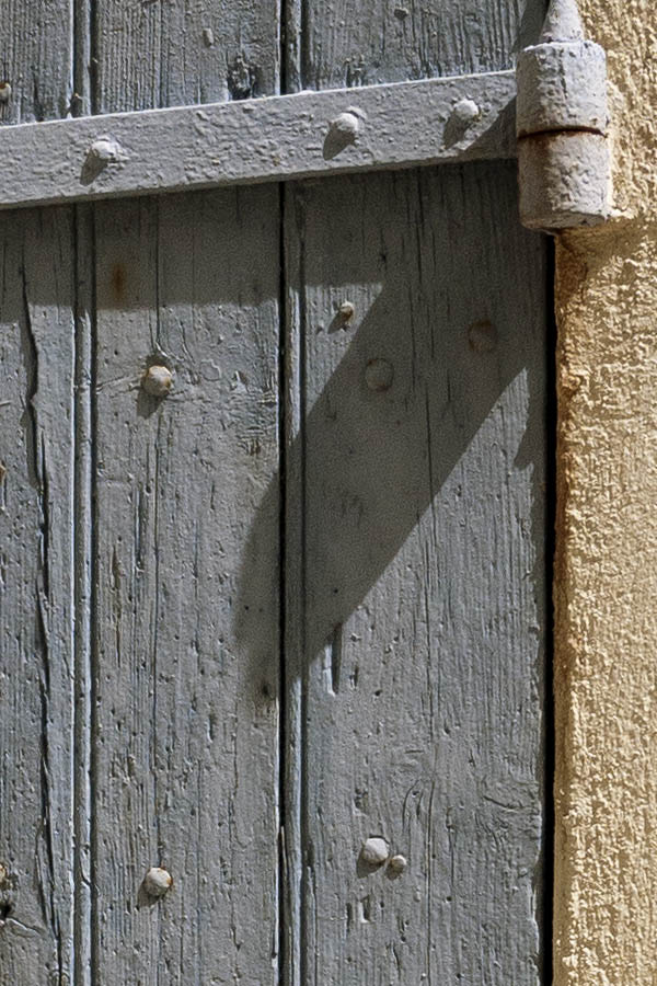 Photo 15322: Grey door made of planks