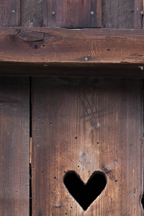 Photo 17519: Oiled door made of boards