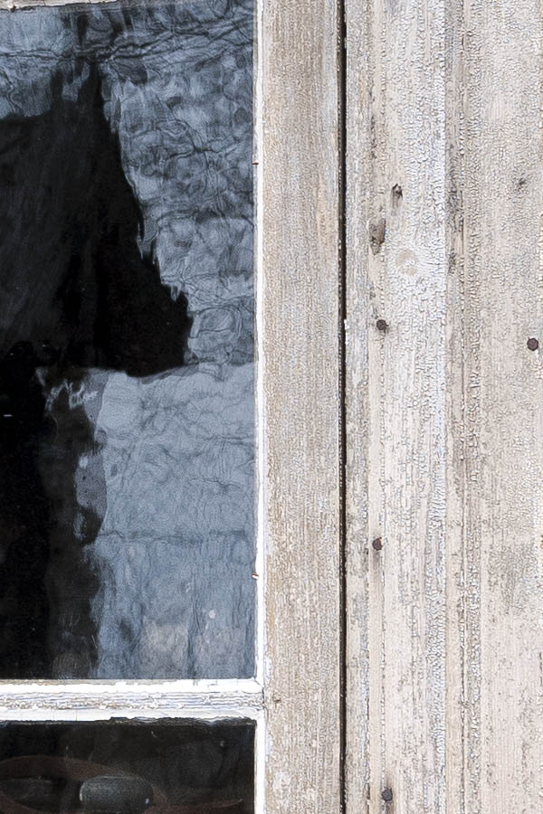 Photo 17526: Unpainted window with two frames and six panes