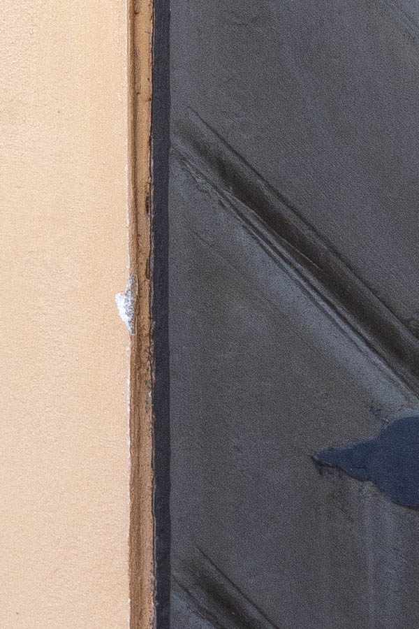 Photo 17912: Black shutter made of diagonal boards
