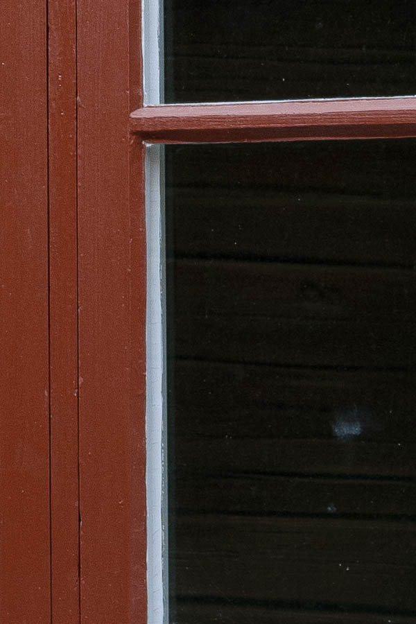 Photo 18204: Brown and grey window with two frames and four panes