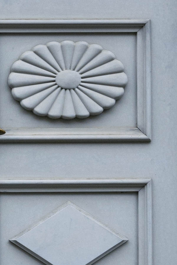 Photo 18272: Panelled, grey Simrishamn double door