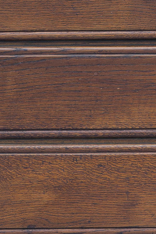 Photo 24963: Panelled, oiled, brown door