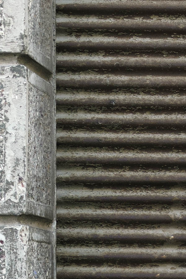 Photo 26482: Brown metal security shutter