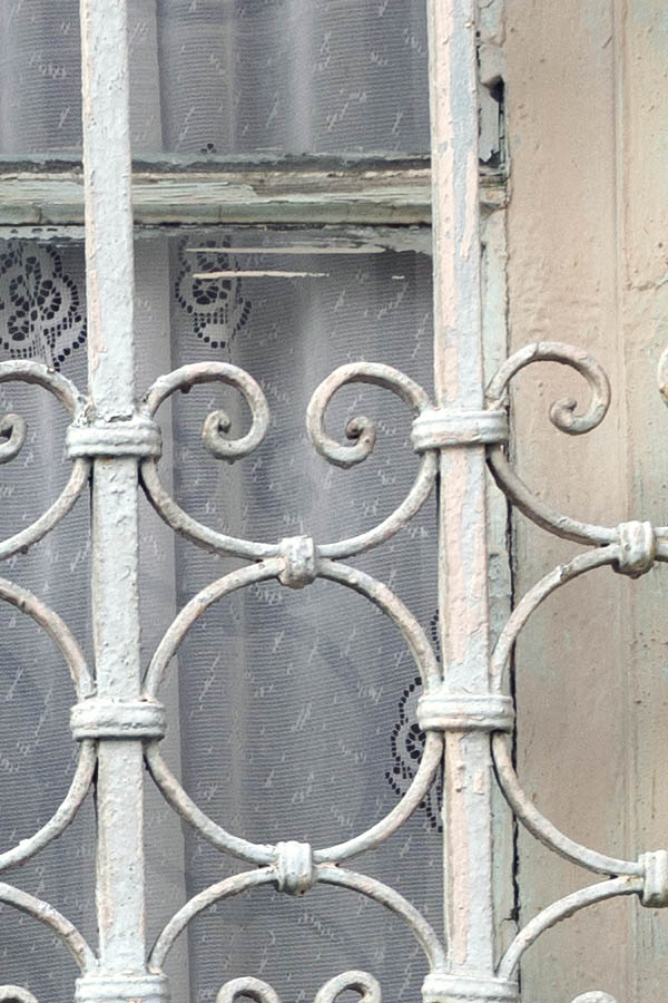 Photo 26546: White window with two frames and grating