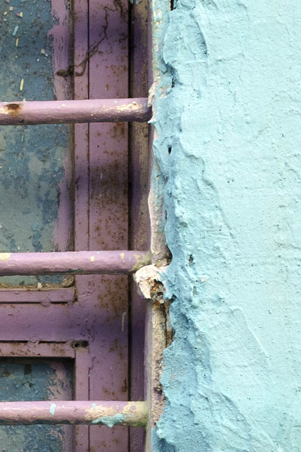 Photo 26597: Purple window with lattice