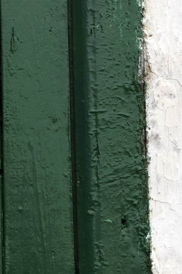 Photo 26921: Green shutters made of board