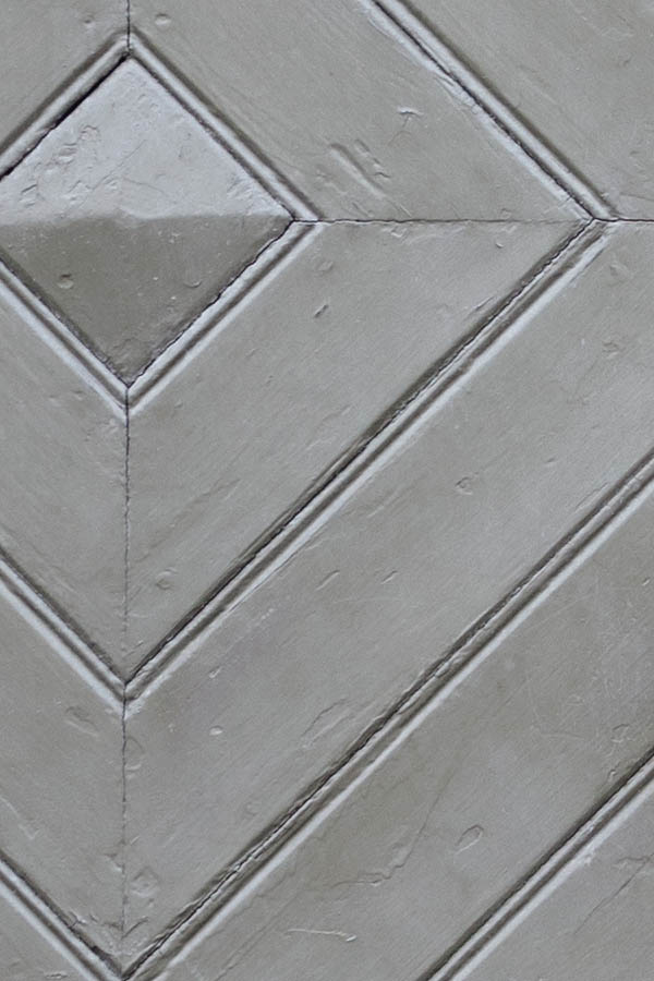 Photo 26986: Grey gate of diamond-formed boards