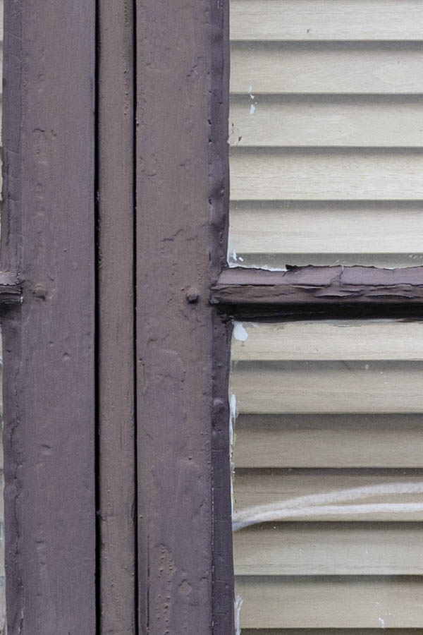 Photo 27064: Brown window with two frames and six panes
