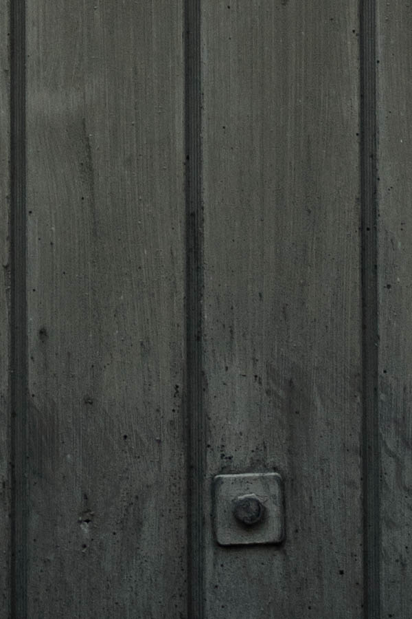 Photo 27188: Formed, green door of boards