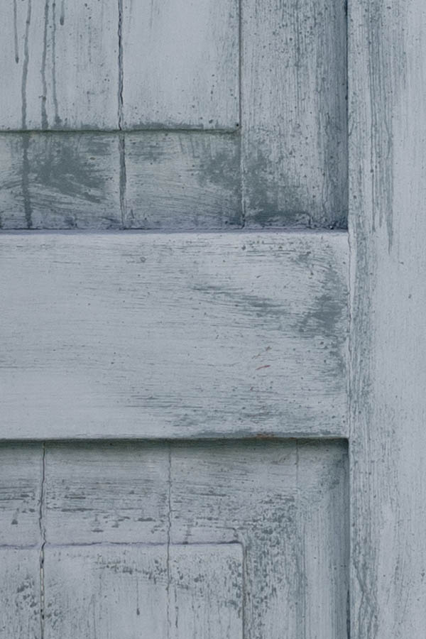 Photo 27319: Teal, panelled, double door
