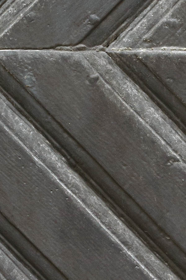 Photo 27325: Black door of boards in diamond shape