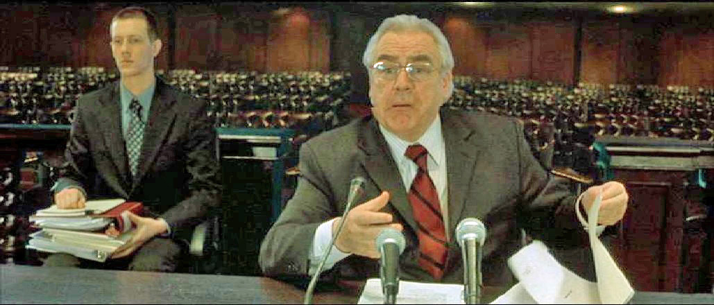 Zorn and Abbott before the oversight committee