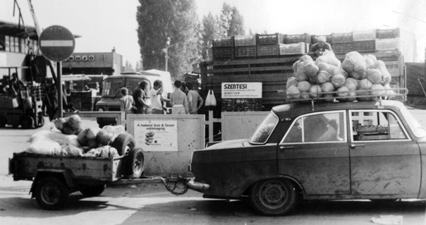 Levering af gr&oslash;ntsager til markedet i Budapest
