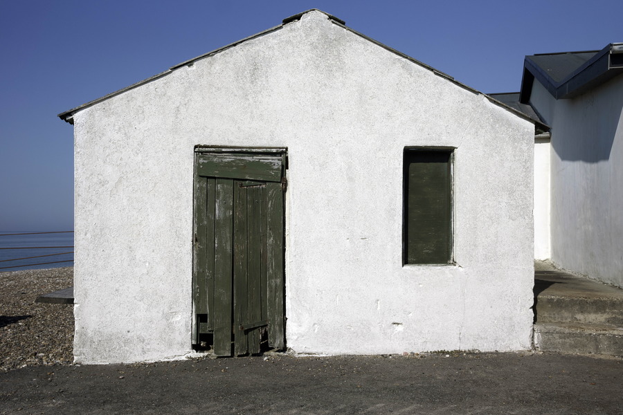 Photo 27393: White facade of fisherman's shed