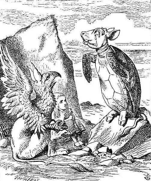 Turtle and Gryphon singing