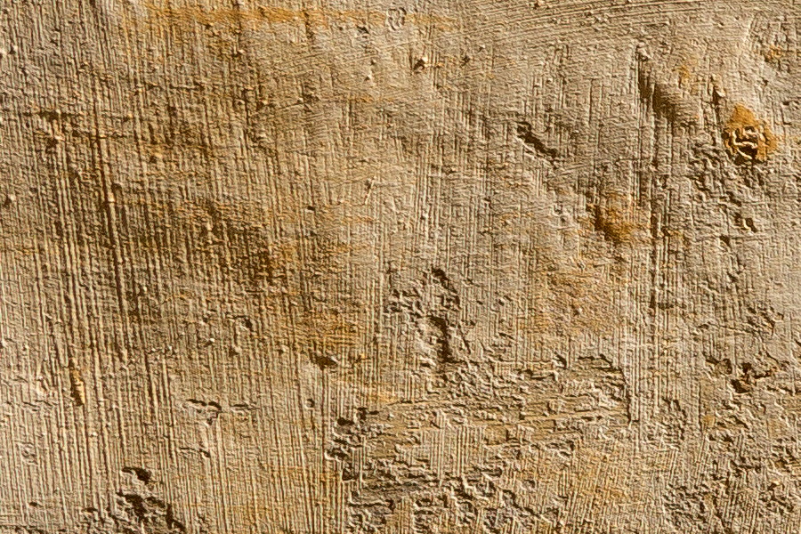 Photo 24257: Worn, plastered wall in yellow and light yellow colours